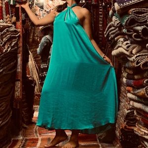 Beautiful turquoise Zara Dress | Perfect for Vacation | Size Small